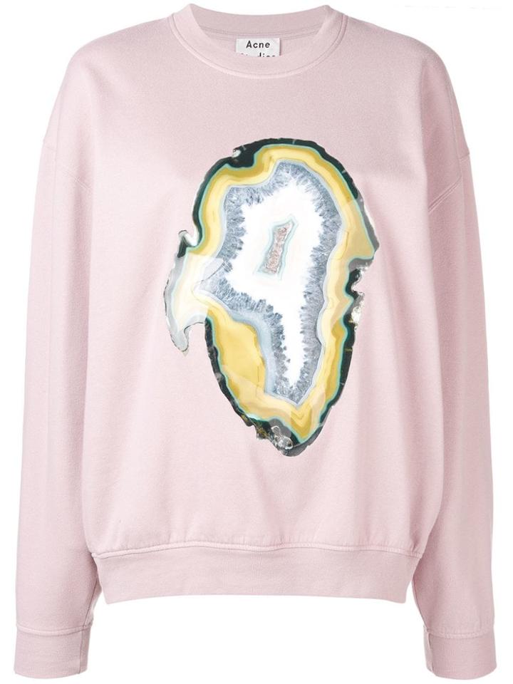 Acne Studios Snappy Sweatshirt - Pink