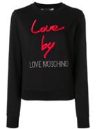 Love Moschino Love By Sweatshirt - Black