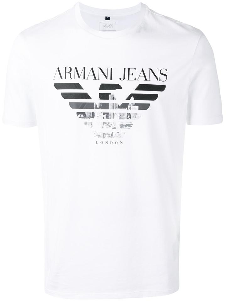 Armani Jeans - Logo T-shirt - Men - Cotton - S, White, Cotton