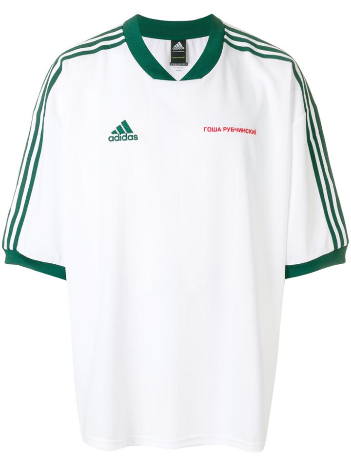 Gosha Rubchinskiy Front Logo Football T-shirt - White