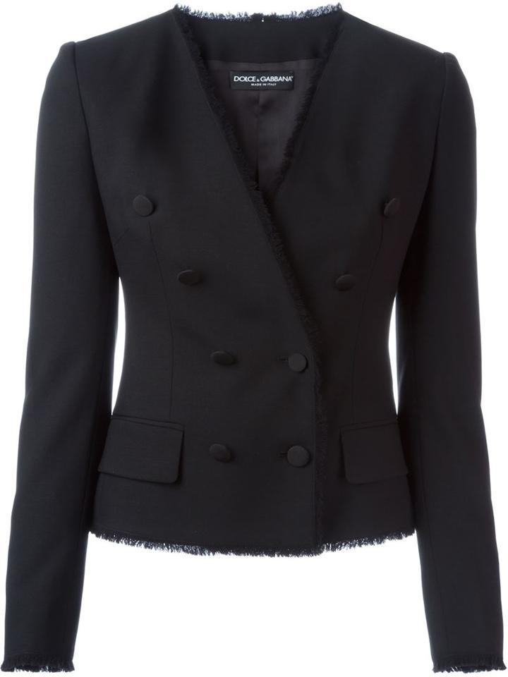 Dolce & Gabbana Wrap Double Breasted Blazer