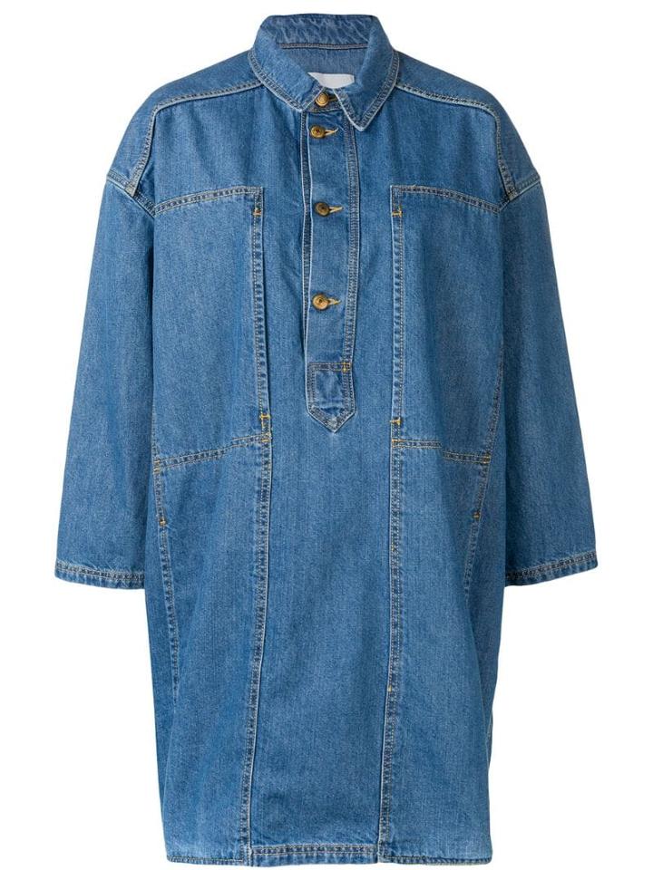 Henrik Vibskov Denim Shirt Dress - Blue