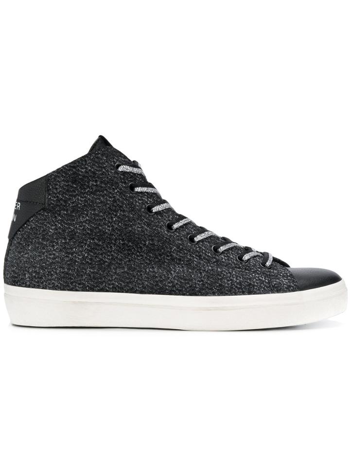 Leather Crown W 133 Sneakers - Black