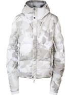 Kru Camouflage Hooded Jacket, Men's, Size: Xl, Grey, Polyester/feather Down