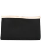Valextra Wavy Clutch, Women's, Black