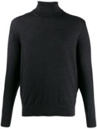 Z Zegna Fine Knit Roll Neck Sweater - Grey