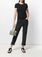 Chanel Pre-owned 2005's Checked Knitted T-shirt - Black