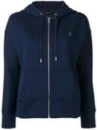 Polo Ralph Lauren Zipped Hoodie, Women's, Size: Large, Blue, Cotton/polyester