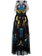 Mary Katrantzou 'monroe' Dress, Women's, Size: 8, Black, Silk Crepe