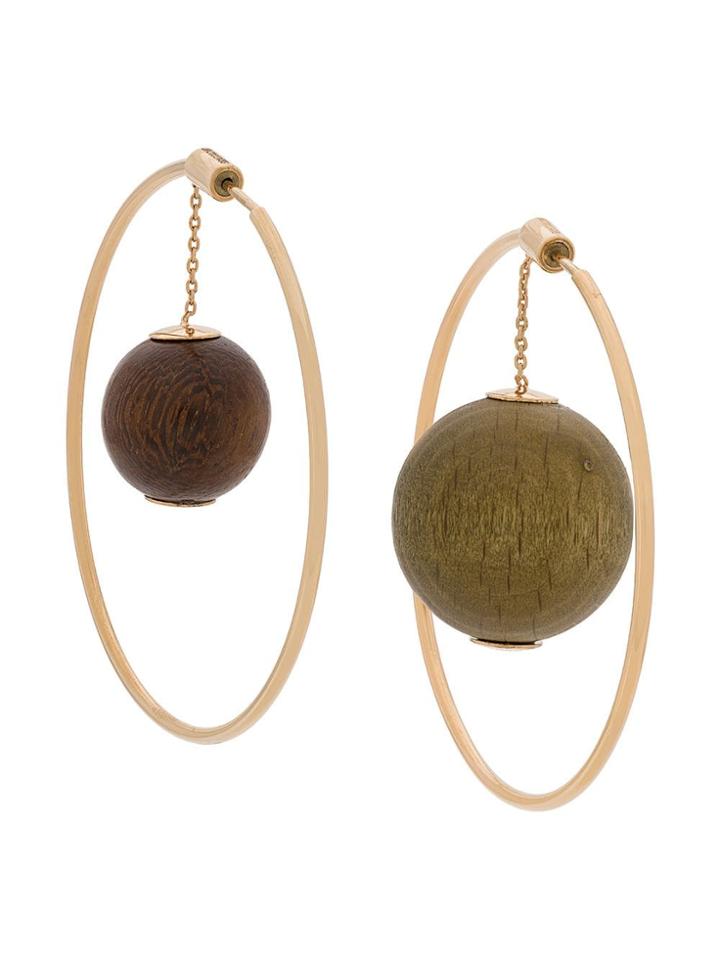 Jacquemus Jacquemus 184jw1318480200 Goldbrown Metals & Alloys->brass