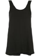 Uma Raquel Davidowicz Wrap Style Tank Top - Black