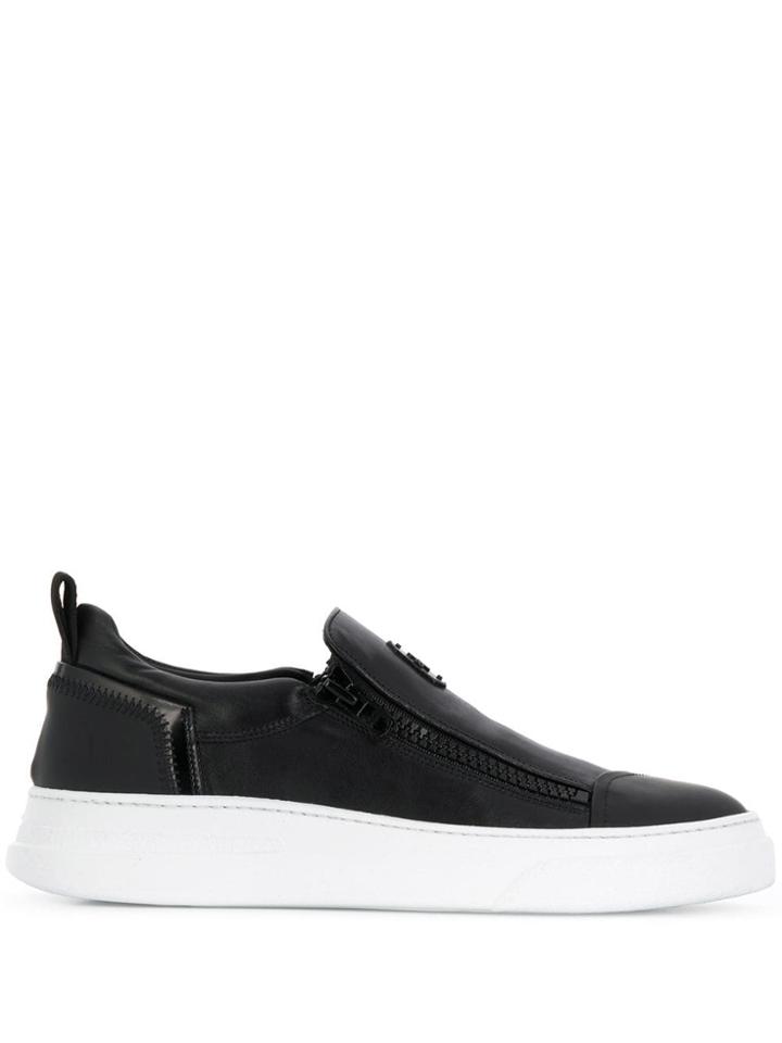 Bruno Bordese Low-top Zipper Sneakers - Black