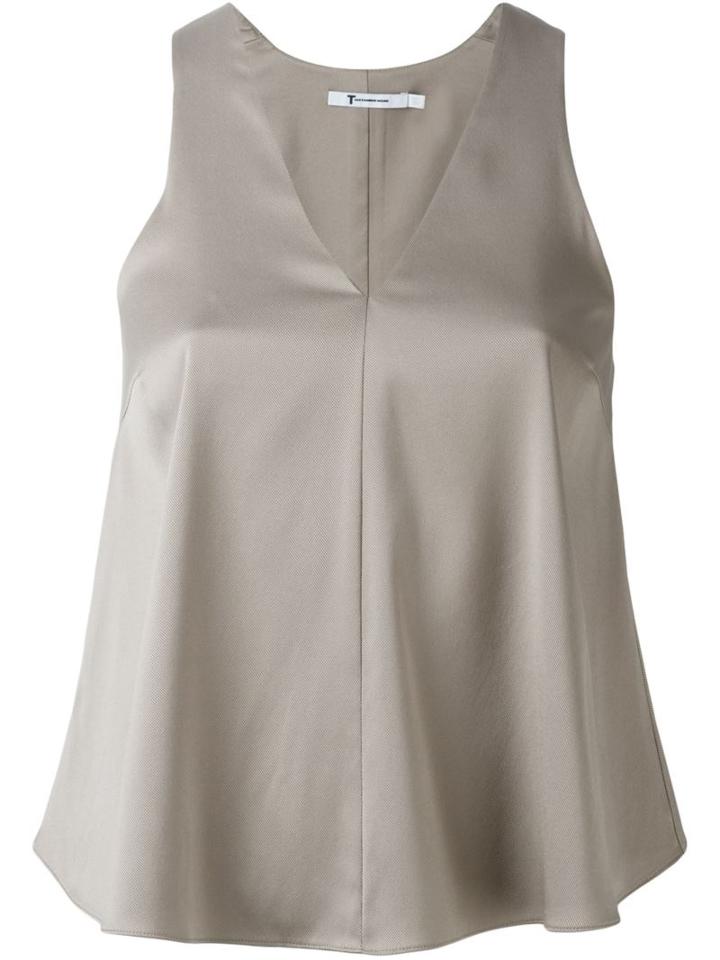 T By Alexander Wang Flared V-neck Top