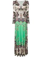 Etro Long Printed Dress - Multicolour