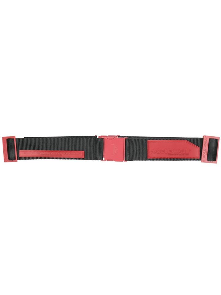 A-cold-wall* Logo Patch Belt - Black
