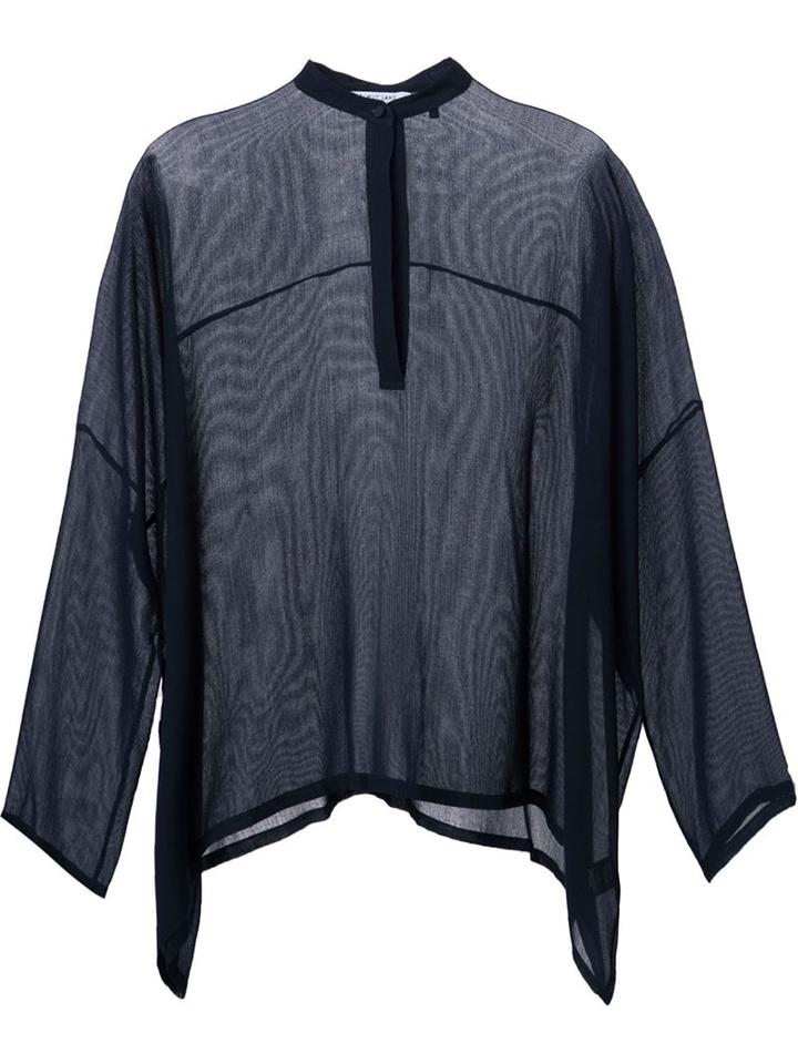 Helmut Lang Sheer Boxy Blouse