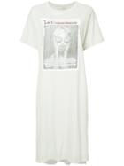 Tu Es Mon Trésor Le Conscience T-shirt Dress - Grey