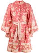 Zimmermann Paisley Print Structured Dres - Orange