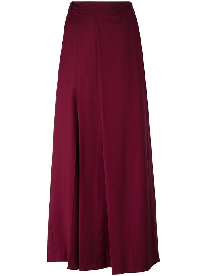 Each X Other Wide-legged Trousers, Women's, Size: Medium, Pink/purple, Wool