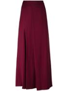 Each X Other Wide-legged Trousers, Women's, Size: Medium, Pink/purple, Wool