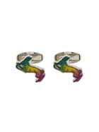 Paul Smith Rainbow Hare Cufflinks - Metallic