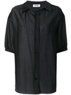 Moschino Pre-owned Off-centre Buttoned Shirt - Black