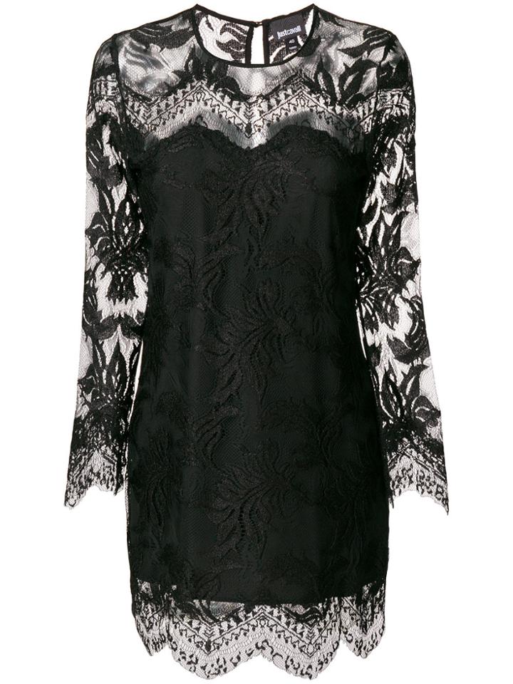 Just Cavalli Lace Dress - Black