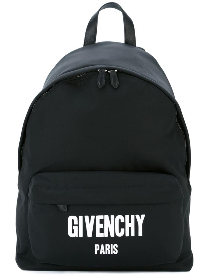 Givenchy Logo Print Backpack - Black
