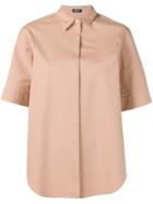 Jil Sander Navy Plain Shortsleeved Shirt - Neutrals