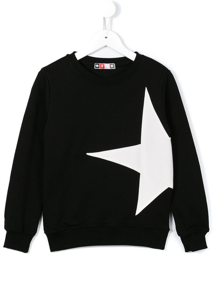 Msgm Kids Star Print Sweatshirt
