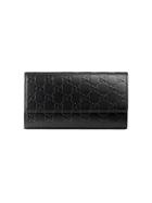Gucci Gucci Signature Continental Wallet - Black