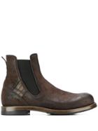 Silvano Sassetti Low-heel Pull-on Ankle Boots - Brown