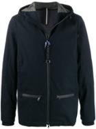 Low Brand Hooded Front-zip Jacket - Blue
