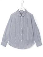 Ermanno Scervino Junior Embellished Striped Shirt, Girl's, Size: 10 Yrs, Blue