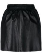 Arma Side Stripe Short Skirt - Black