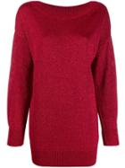 P.a.r.o.s.h. Sparkly Knit Jumper - Red