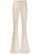L'autre Chose Flared Denim Jeans - Neutrals