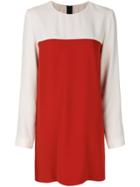 Marni Colour Block Dress - Red