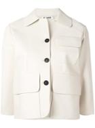 Jil Sander Patch Pocket Shirt, Women's, Size: 36, Nude/neutrals, Leather