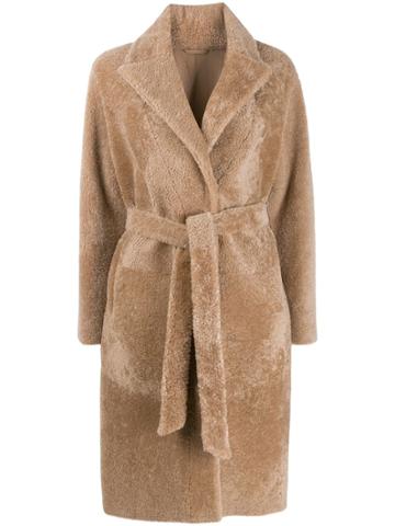 S.w.o.r.d 6.6.44 Shearling Trechcoat - Brown