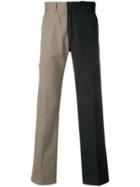 Gosha Rubchinskiy Bicolour Trousers - Green