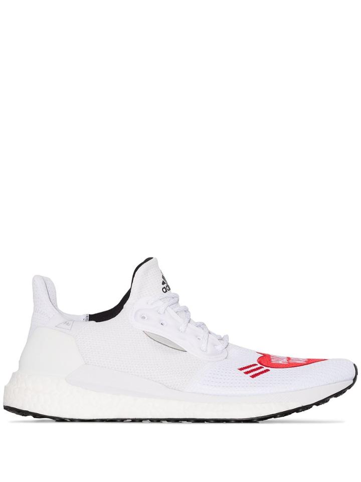 Adidas X Pharrell Williams Solar Hu Love Human Made Sneakers - White