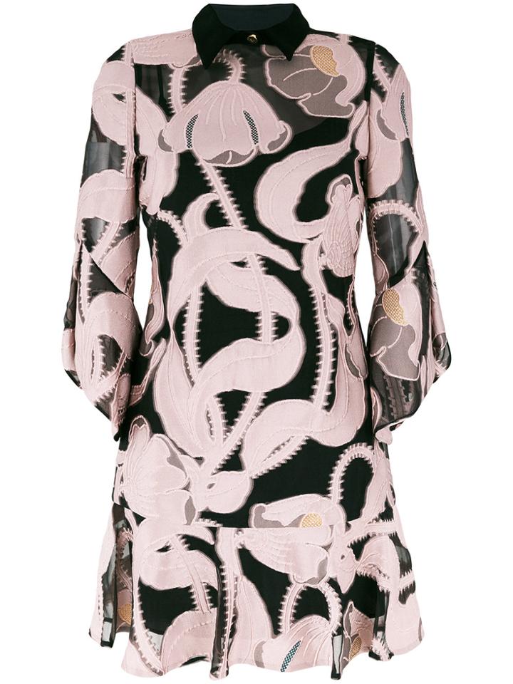 Talbot Runhof Noleta Dress - Pink & Purple