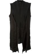 Andrea Ya Aqov Hooded Vest, Women's, Size: M, Black, Cotton/linen/flax