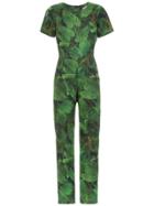 Isolda Printed Alexa Jumpsuit - Green