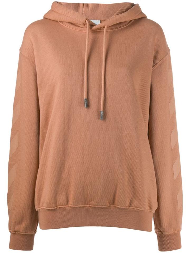 Off-white Logo Hoodie - Pink