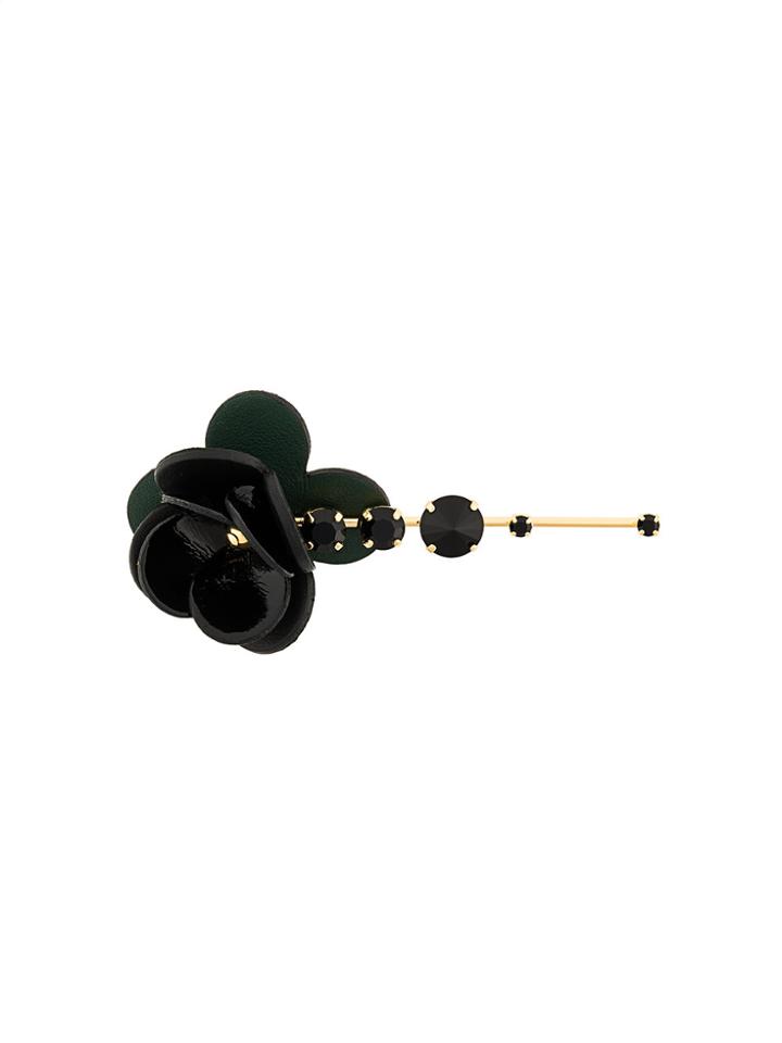 Marni Floral Brooch - Green