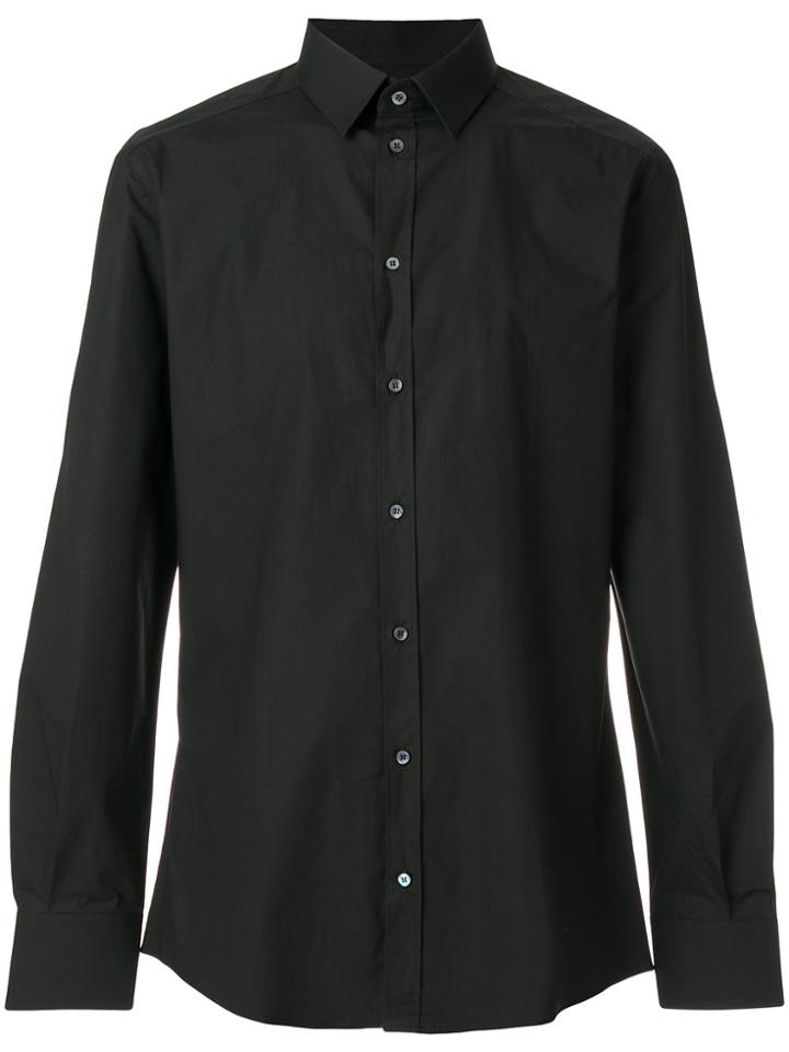 Dolce & Gabbana Long Sleeve Shirt - Black
