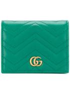 Gucci Gg Marmont Wallet - Green