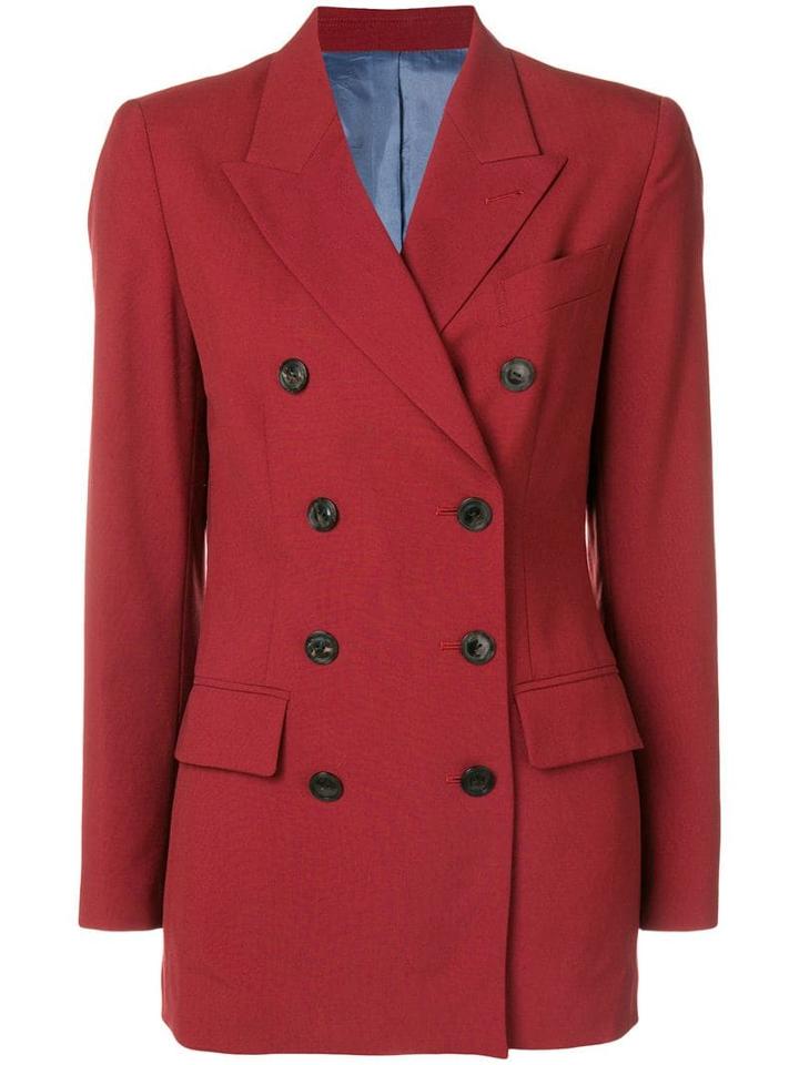 Jean Paul Gaultier Pre-owned Boxy Double Breasted Jacket - Red